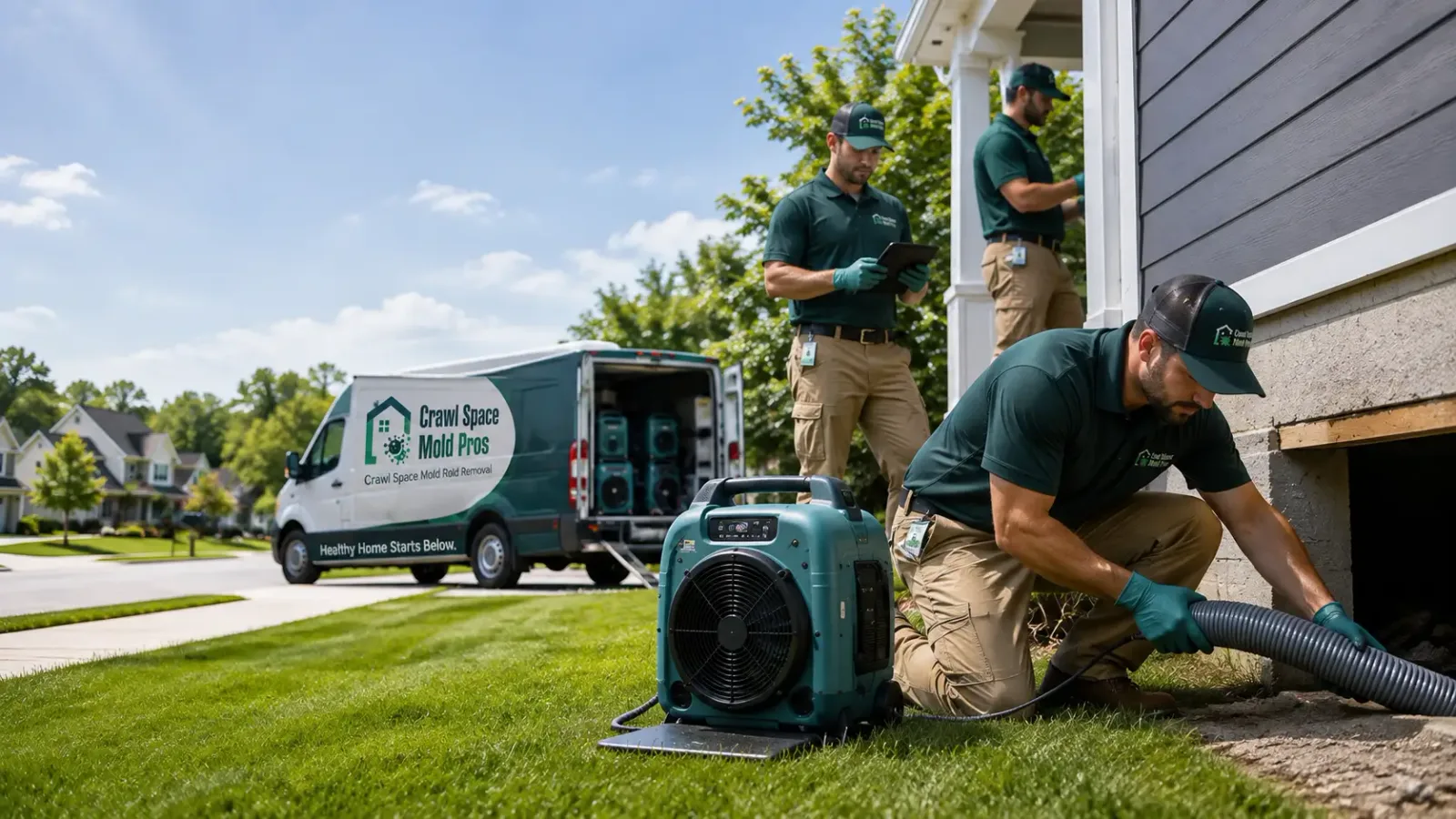 Crawl Space Mold Removal in Hoxie, KS